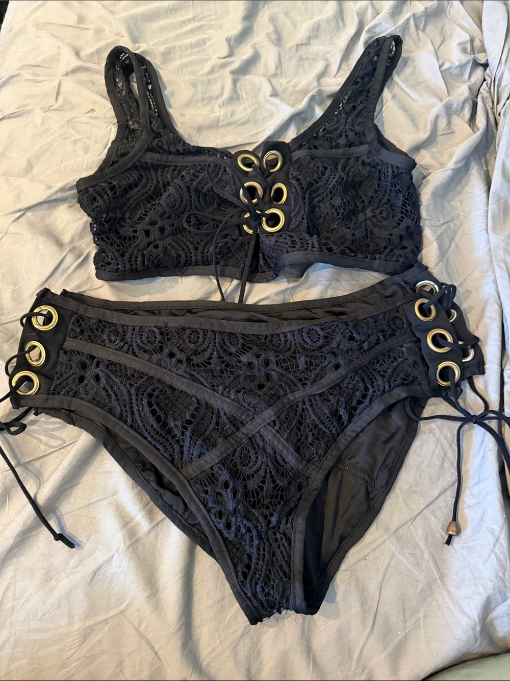 Black Lace Bikini